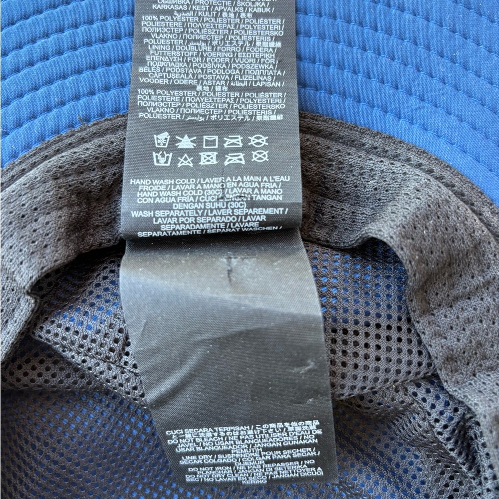 Blue Hurley Hat with Drawstring - Picture 9 of 10